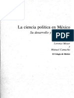 La Ciencia Politica en México (Lib) PDF