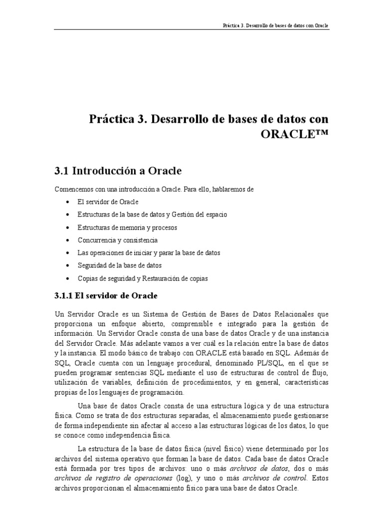 Manual SqlPlus | PDF | Archivo de computadora | SQL