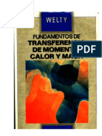 Welty - Fundamentos de Transferencia Momento Calor y Masa