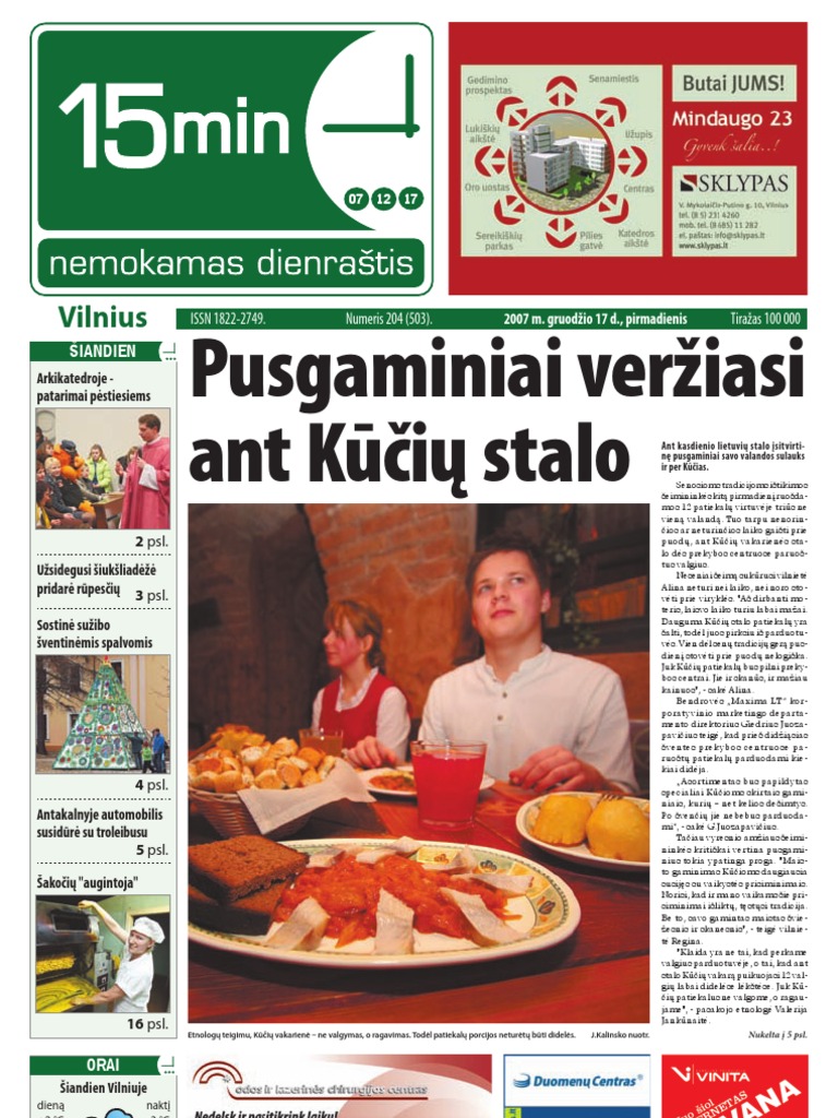 15min Vilnius 2007-12-17 | PDF