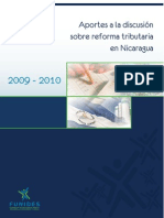 Aportes A La Discucion Sobre Reforma Tributaria en Nicaragua Diciembre 2009