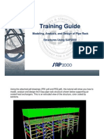 SAP2000 Piperack Tutorial 2010