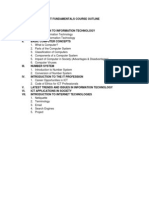 It Fundamentals Course Outline