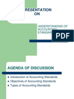 Presentation ON: Understanding of Accounting Standards