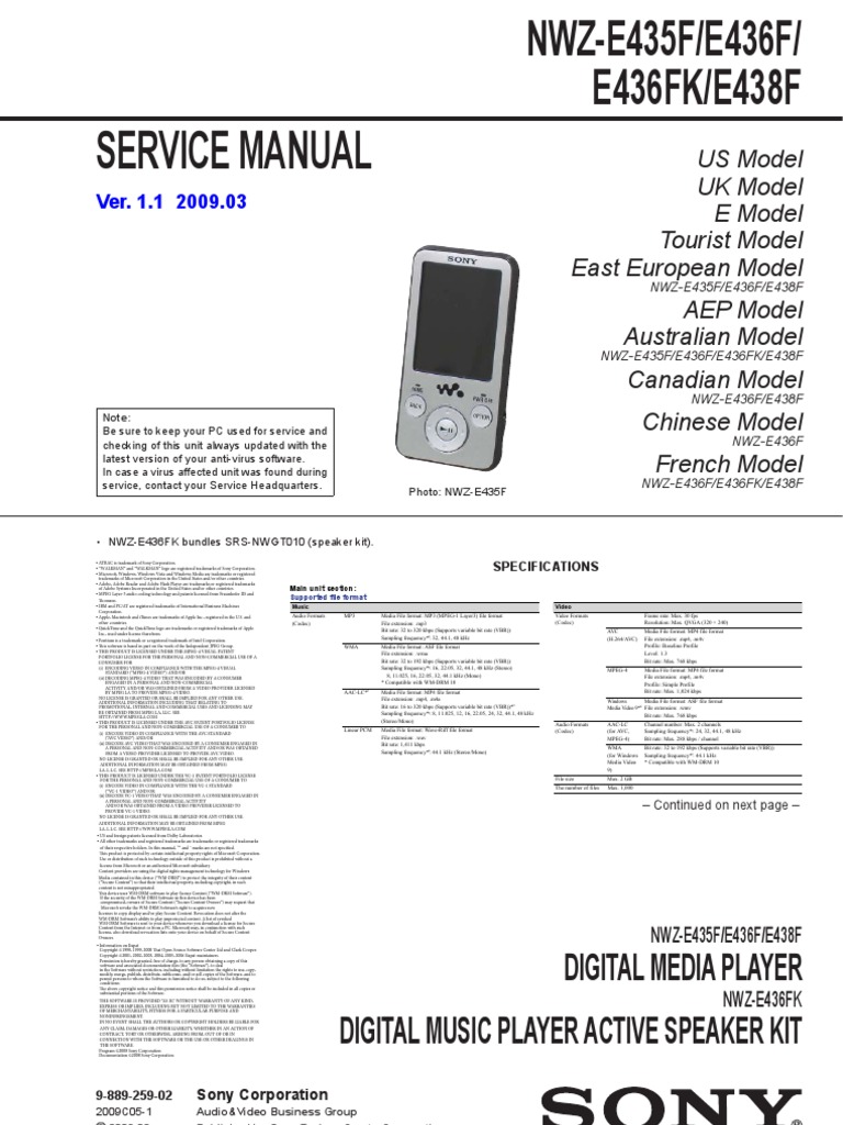Walkman Nwze438f Driver For Mac