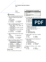 Chapter 7 Synthetic materials in Industry Science Form 5