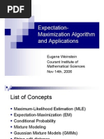 Learning With Hidden Variables - EM Algorithm