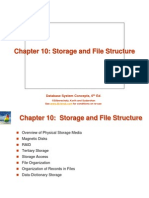 Chapter 10: Storage and File Structure: Database System Concepts, 6 Ed