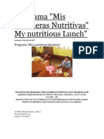 Programa Mis Loncheras Nutritivas