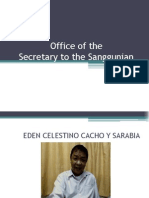 SB Secretary Office Report 2013