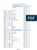 Revised Activity Diary 2012-Part 2