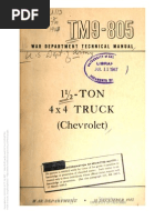 Download Tm 9-805 CHEVROLET 15 TON by Advocate SN147974493 doc pdf
