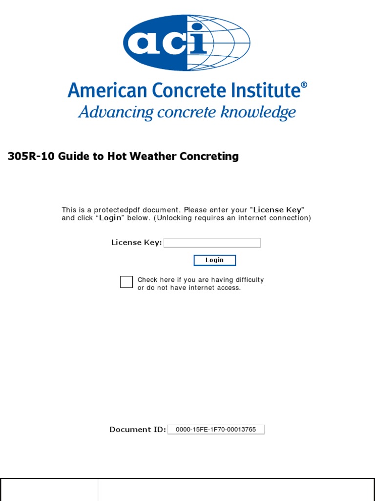 ACI 305R-10 Hot Weather Concreting Guide | PDF