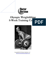 Olympic Lifting Program Hartman Training Course