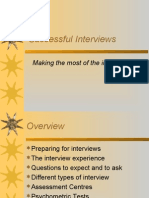 Successful Interviews: Making The Most of The Interview