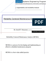 Reliability Centered Maintenance Analysis
