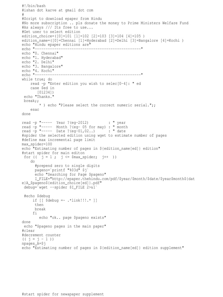 Download The Hindu Epaper Script | PDF | Portable Document Format ...