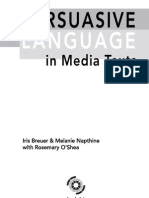 Persuasive Language in Media Texts 10 Pages