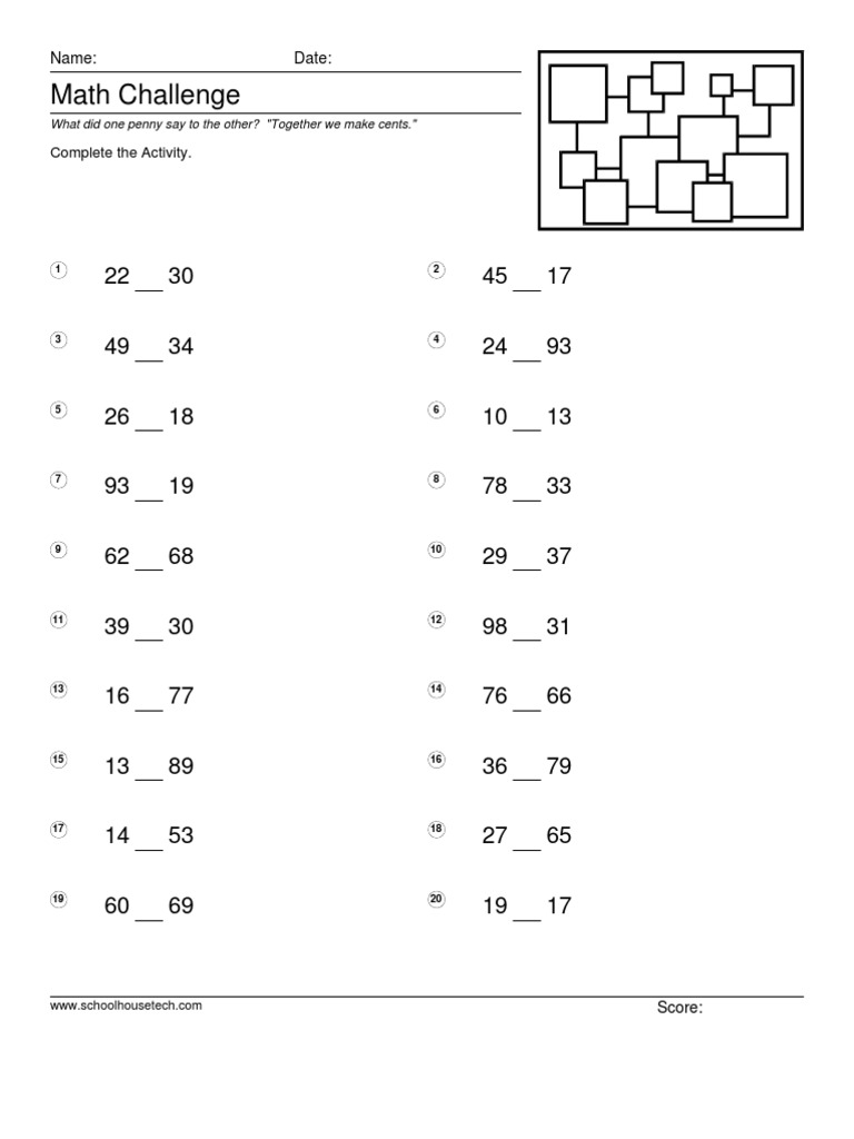 Comparing Numbers (10-100) | PDF | Teaching Methods & Materials ...