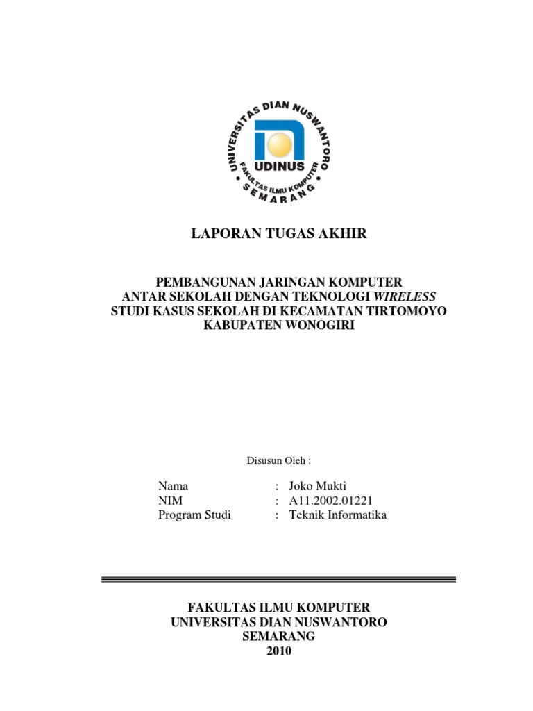 Judul Skripsi Jaringan Komputer