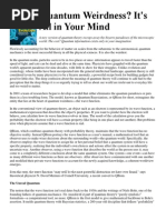 Download Scientific American Quantum Weirdness Its all in your mind by Bojangles Goldberg SN147994207 doc pdf