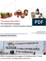The Mamushka Effect. The Facebook Fanpages as Companies' Communication Spaces.