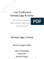 Puisi Tradisional-Konsep Lagu