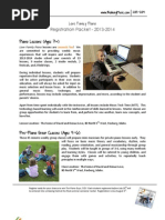 Download Love Family Piano Registration Packet 2013-2014 by Denae Love SN148007966 doc pdf