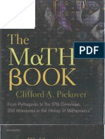 Math Book From Pythagoras To The 57th Dimension by Clifford Pickover