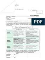 Uso Del Agua y Vertientes Hidrograficas