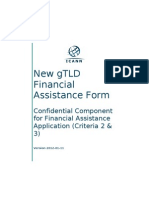 gTLD Confidential Component for Financial Assistance Application Nameshop
