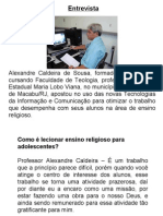 Tecnologias Da Comunicação e Informação No Ensino Religioso