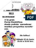 Afiche Feria Cientifica