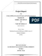 Project Report: Submitted by Sohiel Aziz Motan 83 Under The Guidance of