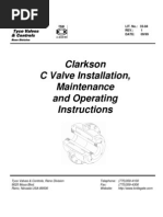 Download Clarkson C-Valve Iom Manual by pca97 SN148035876 doc pdf