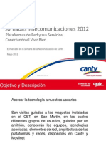 Recorrido en El CET para Las Jornadas de Telecomunicaciones 2012 B