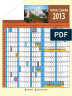 PSGIMS 2013 Institute Calendar