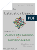 Estatística Básica: Amostragem e Estimativa