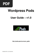 Wordpress Pods - User Guide