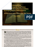 The Majority Text & Textus Receptus vs. Modern Bibles: NLT Version - FREE