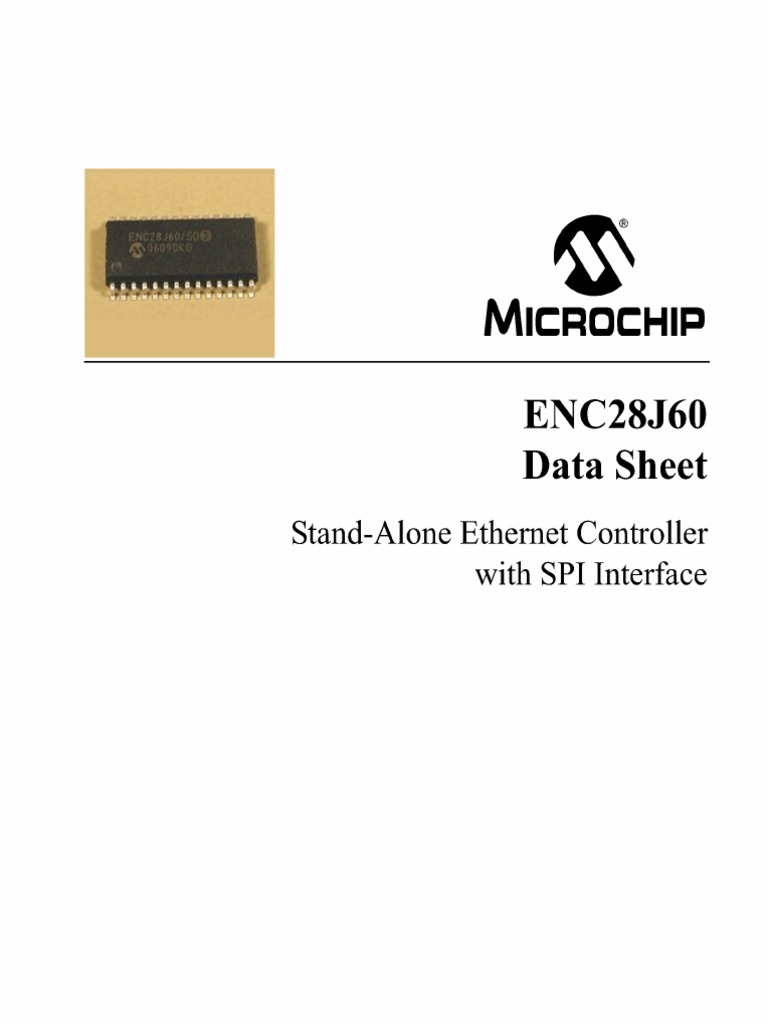 Enc28j60 Datasheet | PDF | Software | Tecnología digital