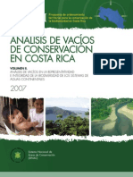 Análisis de vacíos en la conservación de la biodiversidad de aguas continentales de Costa Rica Vol. II