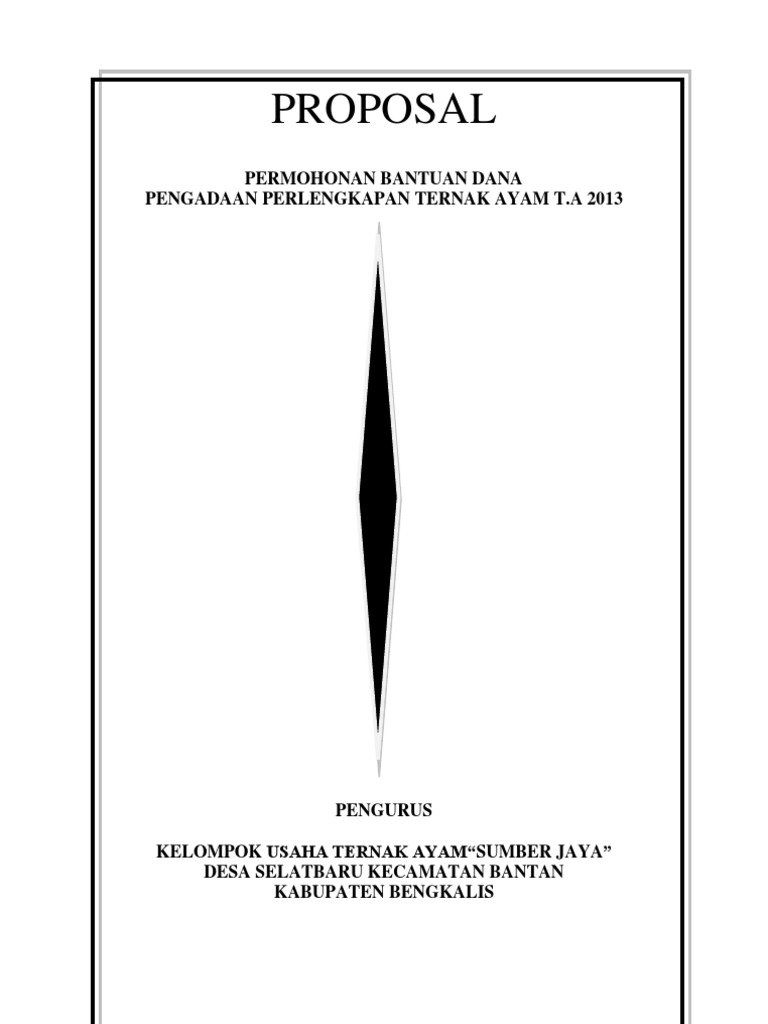proposal usaha ternak lele - 1551033366