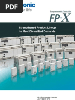 Panasonic PLC FP X PDF