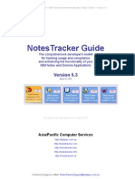 NotesTracker Version 5.3 Guide