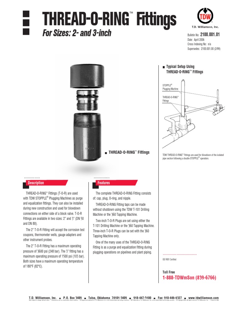 Thread o Ring_fittings (T O R)