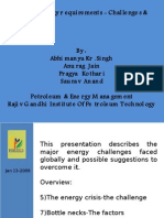 India's Energy requirements -Challenges & Solutions 