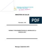 N 054 AM 313 10 Normas y +Procedimientos Para El Abordaje de La TB