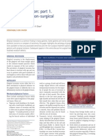 Gingival Recesion Aetiology and Management