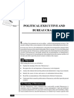Political Executive and Bureaucracy1